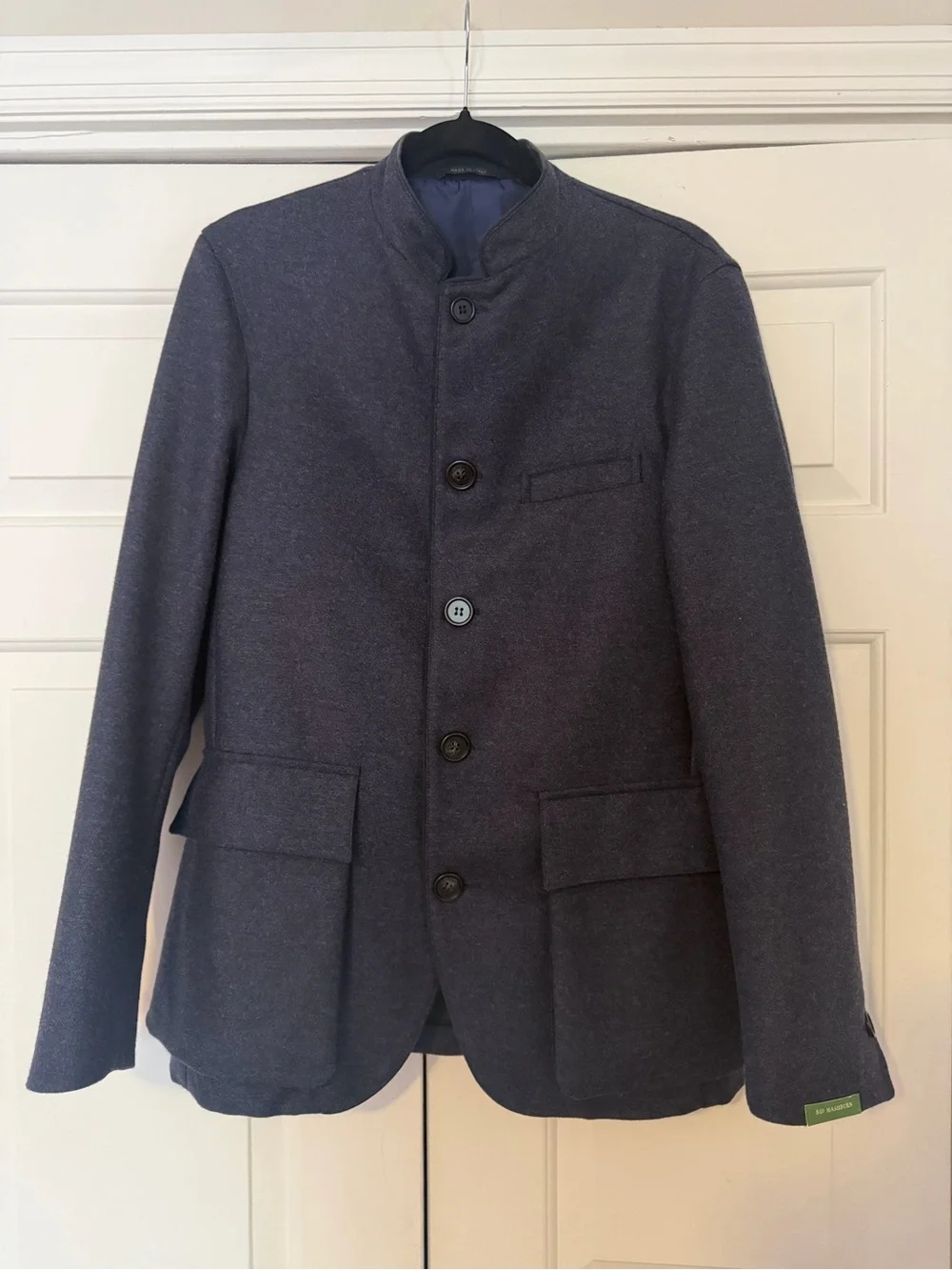 NWT Sid Mashburn Tyrolean Wool Jacket in Navy, Men’s Size Small